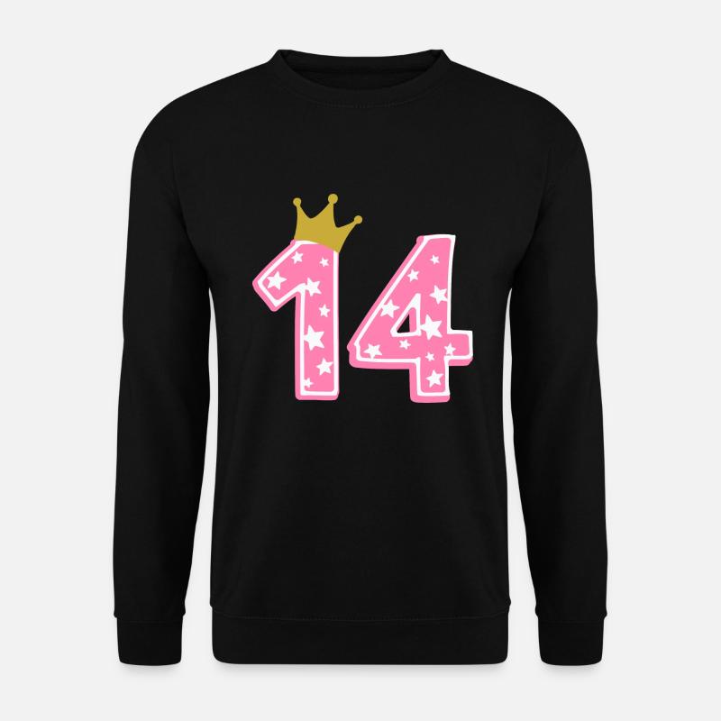 14 kroner 14 års fødselsdag 14 år - Unisex sweater - sort