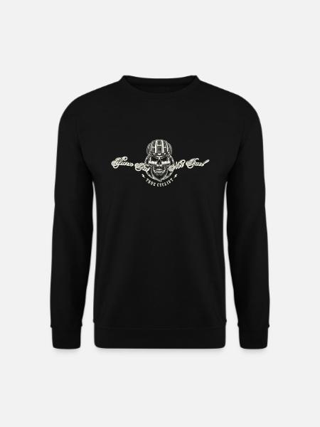 True Cyclist - brûler les graisses pas le carburant - Sweat-shirt Unisexe - noir