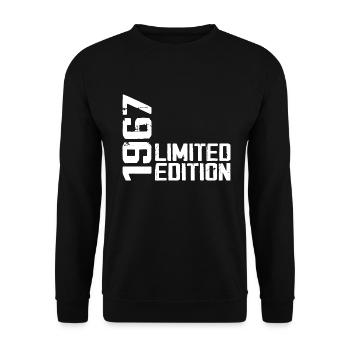 Legendär seit 1967 Geburtstagsgeschenk 1967 - Unisex Pullover - Schwarz - Vorne - Alina (178cm) & Michal (187cm)