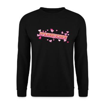 Conception d’amour de crêpe pour le fan de crêpes - Sweat-shirt Unisexe - noir - Devant - Alina (178cm) & Michal (187cm)