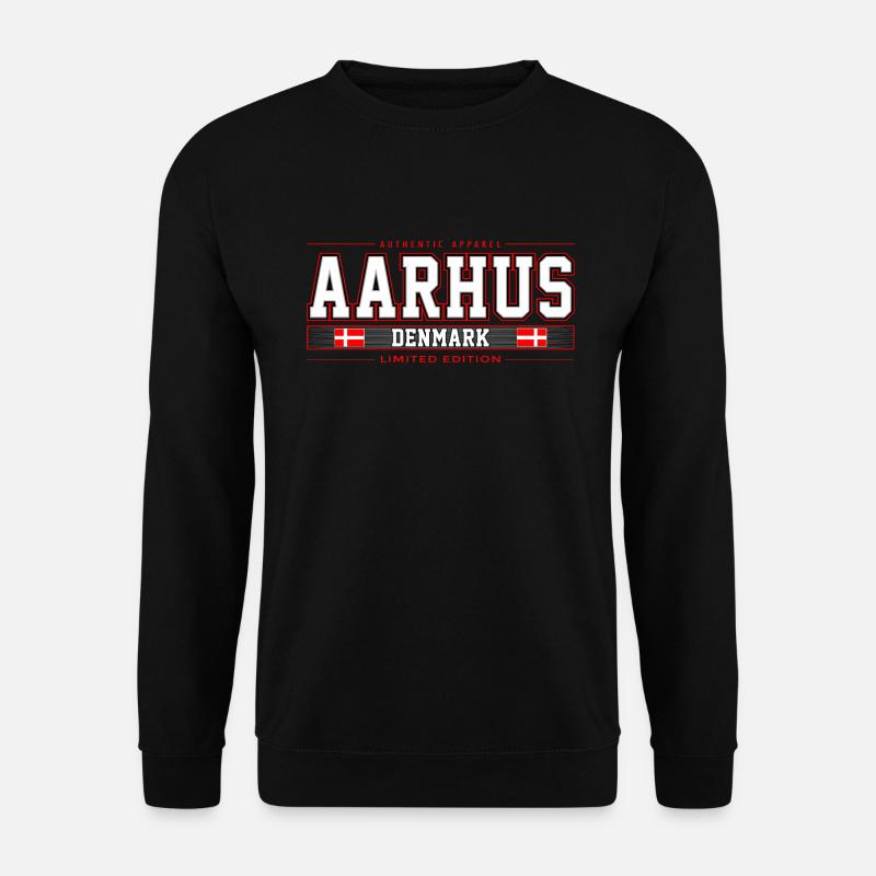 Aarhus - Unisex Pullover - Schwarz