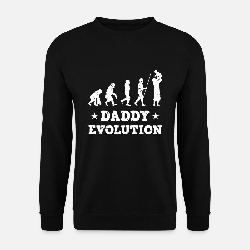 Daddy Evolution - Unisex Pullover - Schwarz