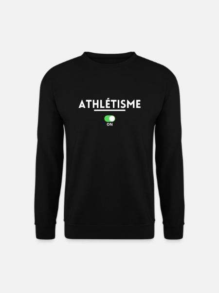 athlétisme. cadeau athletisme - Sweat-shirt Unisexe - noir