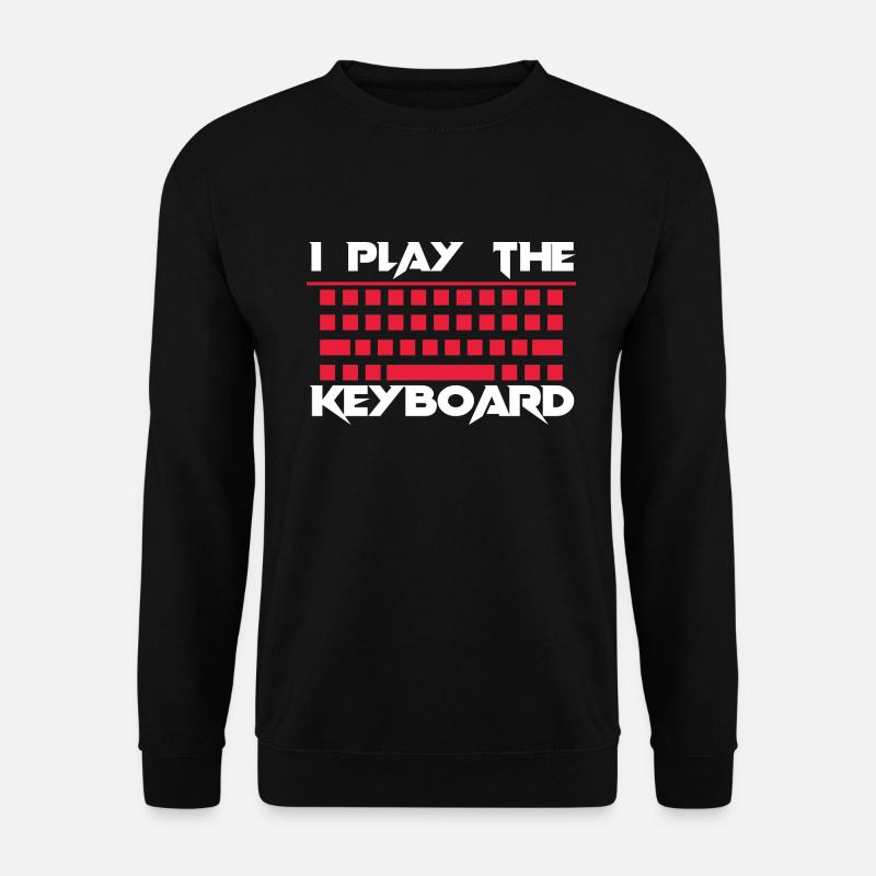 Keyboard Keyboarder Sayings - Unisex Sweatshirt - black