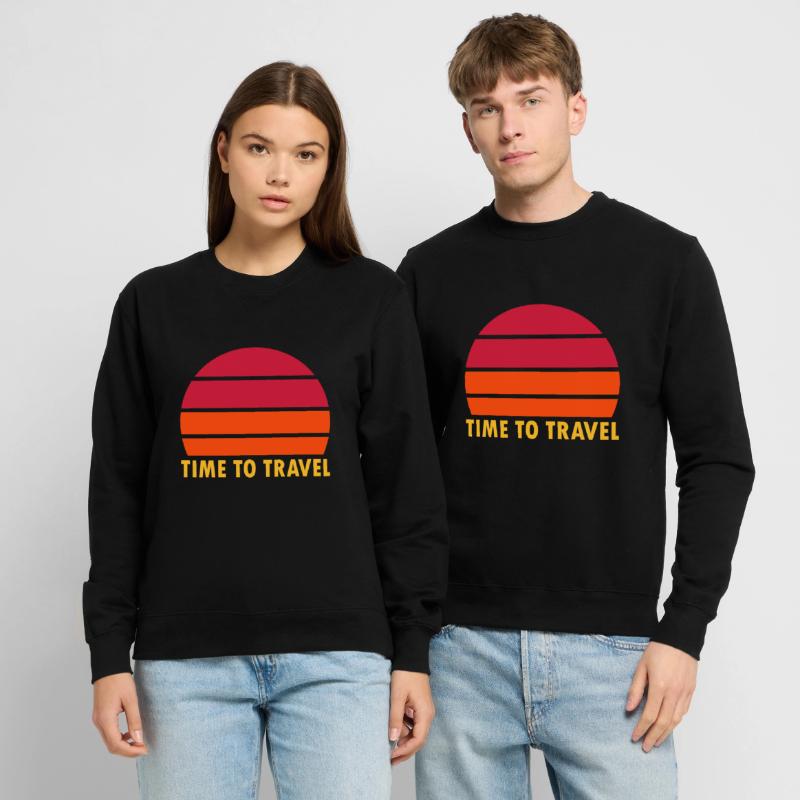 Temps de déplacement (soleil partagé) Sweat-shirt Unisexe