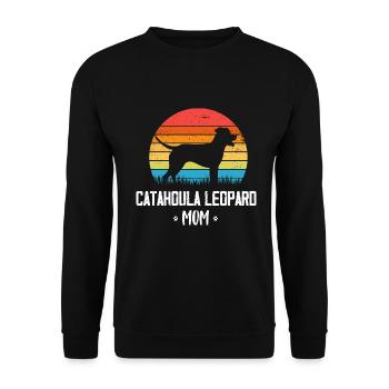 Louisiane Catahoula Leopard Dog - Sweat-shirt Unisexe - noir - Devant - Alina (178cm) & Michal (187cm)