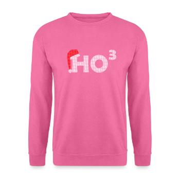HOHOHO Weihnachten HO Hoch 3 christmascontest - Unisex Pullover - Pink - Vorne