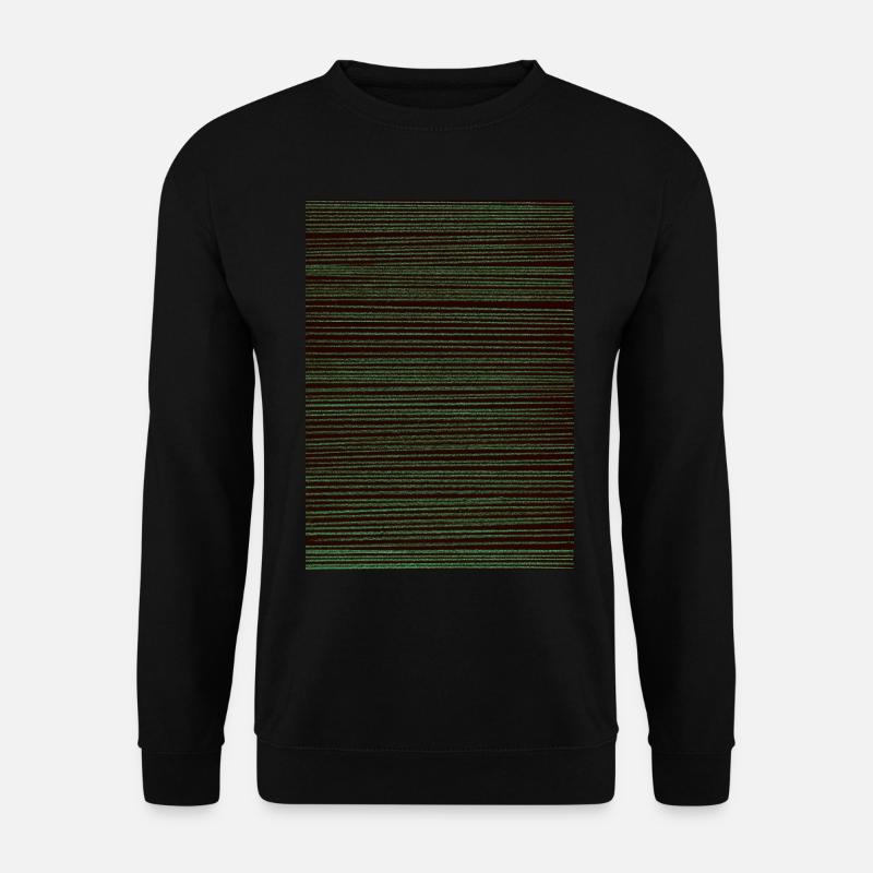 Streifen - Unisex Pullover - Schwarz