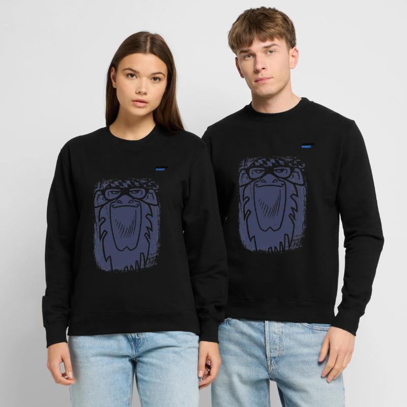 Bavarian Monkey Scratch Unisex Sweatshirt