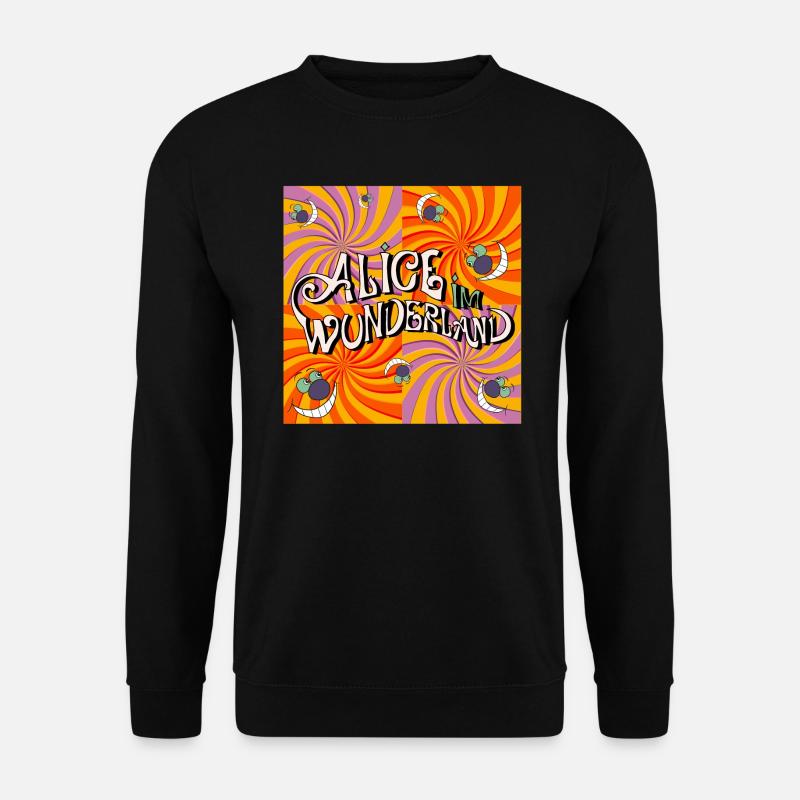 Alice Im Wunderland Verdrehte Welt - Unisex Pullover - Schwarz