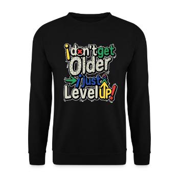 Gaming Multiplayer Games Birthday Game Gambler - Unisex Sweatshirt - black - Front - Alina (178cm) & Michal (187cm)