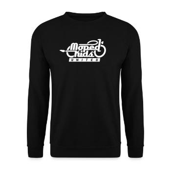 Cyclomoteur Kids United - Sweat-shirt Unisexe - noir - Devant - Alina (178cm) & Michal (187cm)