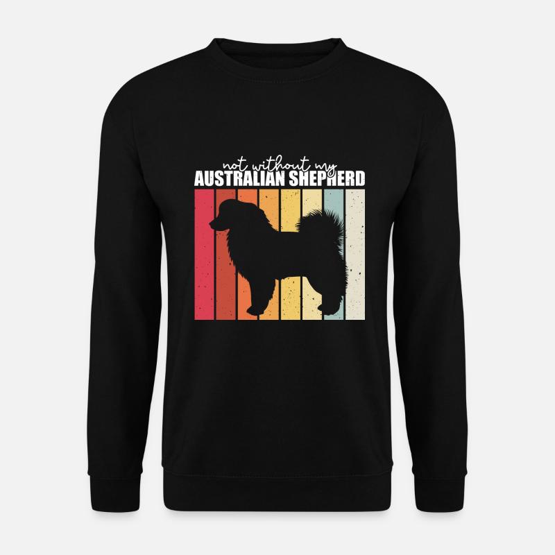 Cadeau de berger australien - Sweat-shirt Unisexe - noir