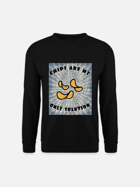 chips - Sweat-shirt Unisexe - noir
