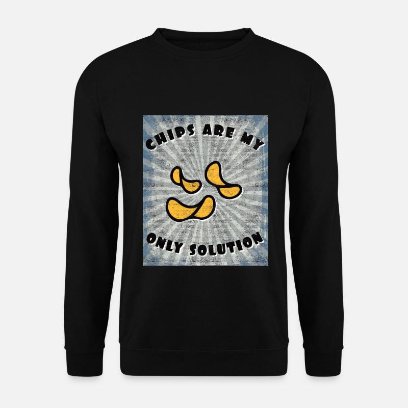 Chips - Unisex Pullover - Schwarz