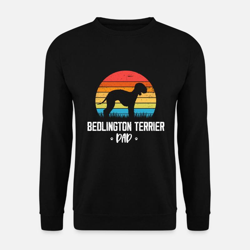 Bedlington Terrier - Unisex Sweatshirt - black