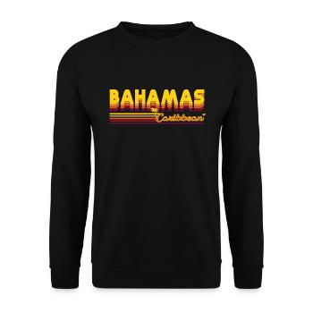 Bahamas - Design de rêves d’île d’été - Sweat-shirt Unisexe - noir - Devant - Alina (178cm) & Michal (187cm)