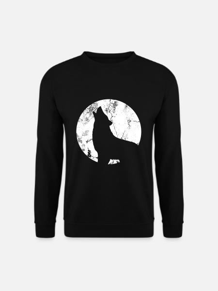 Wolf Moon - Unisex Sweatshirt - black