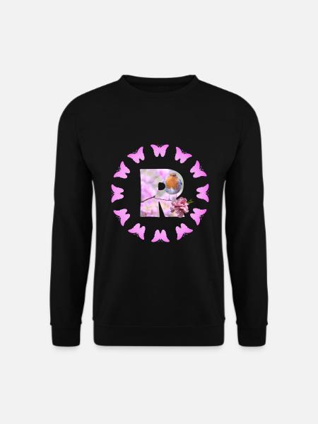 fruit blossom r - Unisex Sweatshirt - black