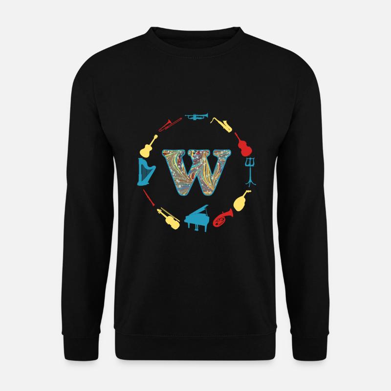 music e 201 w - Unisex Sweatshirt - black