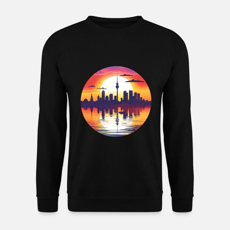 Iserlohn Skyline - Unisex Sweatshirt - black