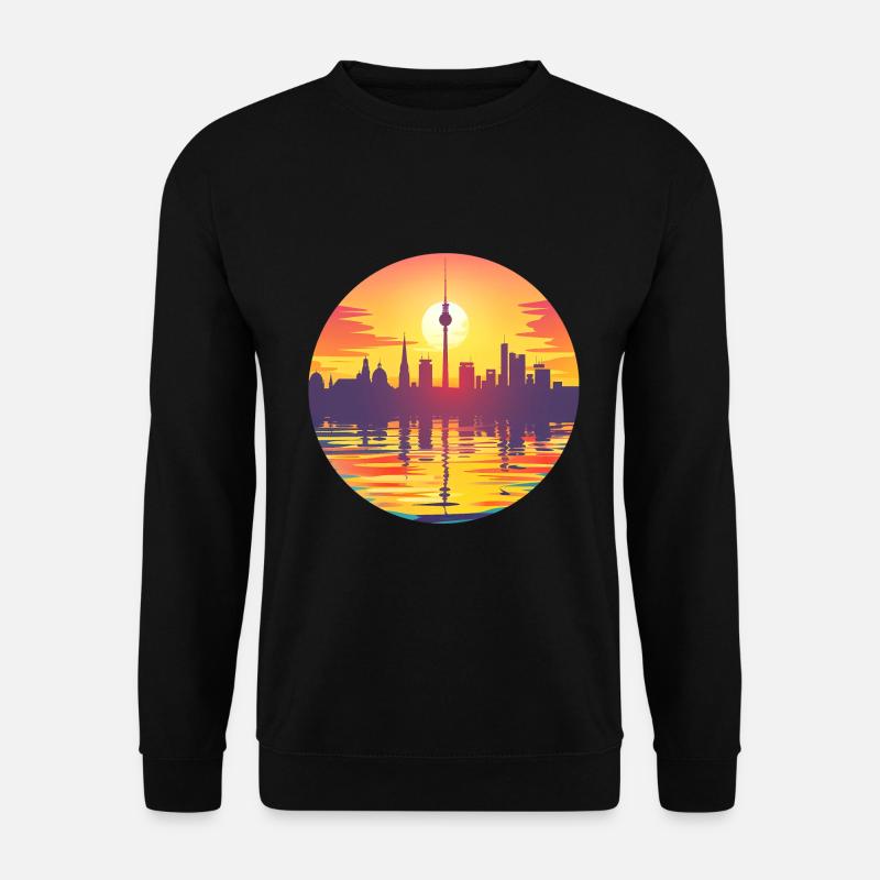 München Skyline - Unisex Pullover - Schwarz