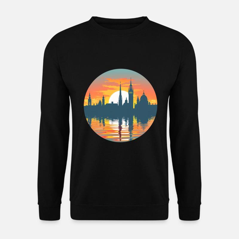 Oldenburg Skyline - Unisex Pullover - Schwarz