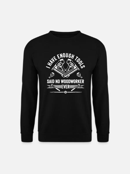 Funny Carpenter Shirts - Unisex Sweatshirt - black