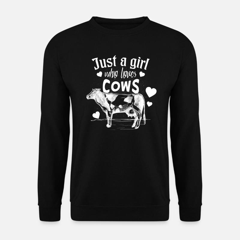 vache - Sweat-shirt Unisexe - noir