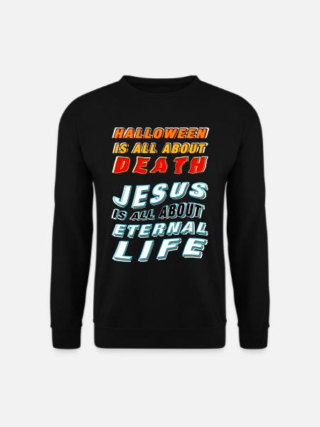 Jesus is about Life - Unisex Sweatshirt - black