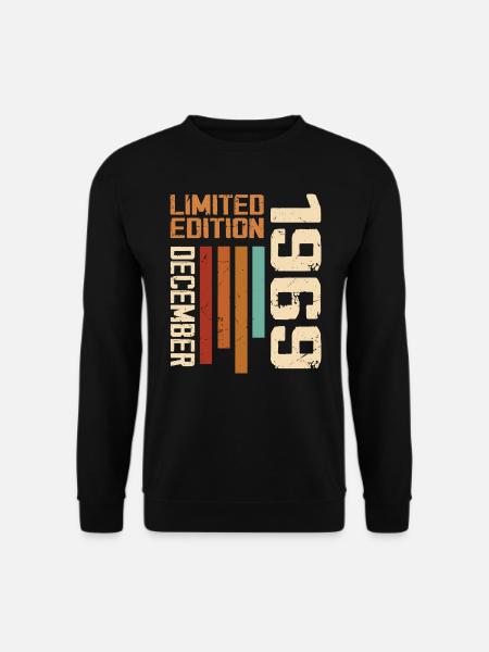 December 1969 - 1969 December - Unisex Sweatshirt - black