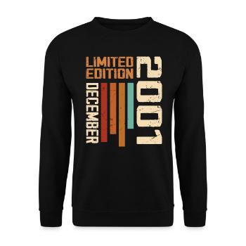 December 2001 - 2001 December - Unisex Sweatshirt - black - Front - Alina (178cm) & Michal (187cm)