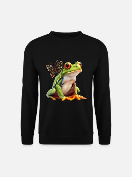Frosch - Unisex Pullover - Schwarz