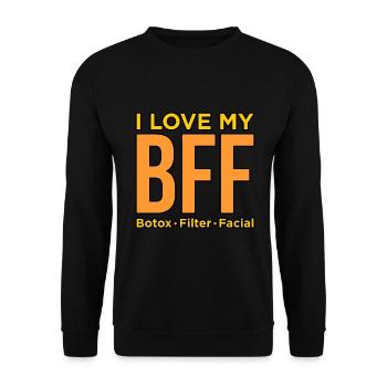 Botox - Unisex Pullover - Schwarz - Vorne - Alina (178cm) & Michal (187cm)