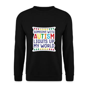 Autisme - Sweat-shirt Unisexe - noir - Devant - Alina (178cm) & Michal (187cm)