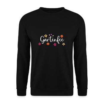 Garten Gärtnerin Geschenkidee - Unisex Pullover - Schwarz - Vorne - Alina (178cm) & Michal (187cm)