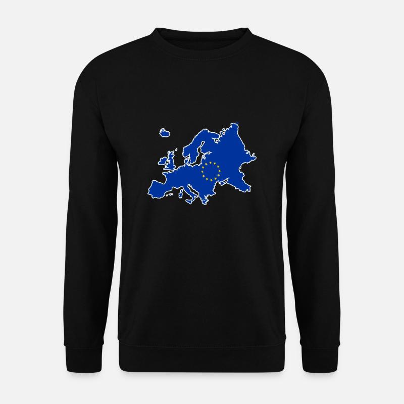 Europa - Unisex Pullover - Schwarz