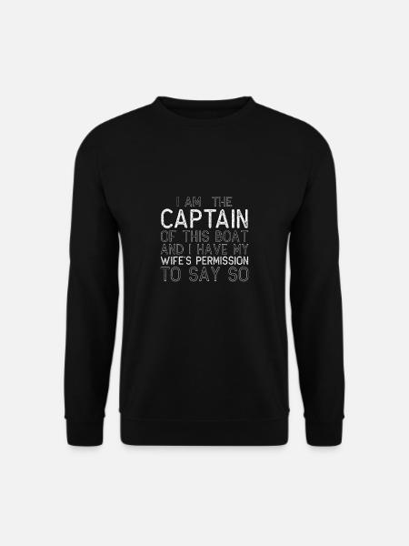 capitaine - Sweat-shirt Unisexe - noir