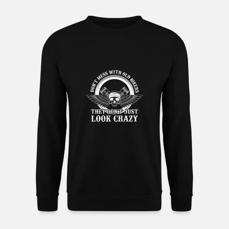 Old Bikers - Unisex Pullover - Schwarz