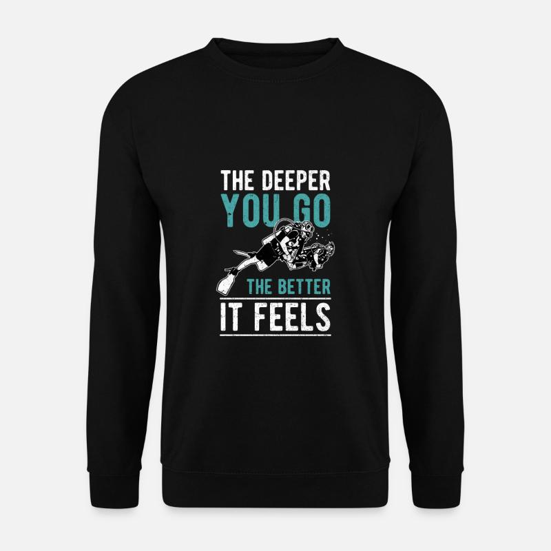 Taucher Scuba Diving Tauchen - Unisex Pullover - Schwarz