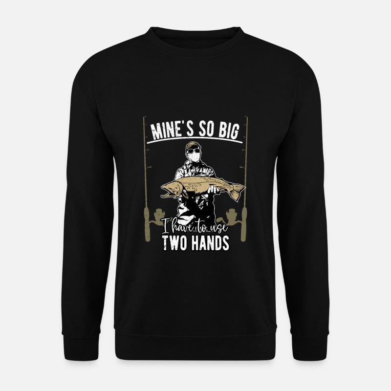 Angeln - Unisex Pullover - Schwarz