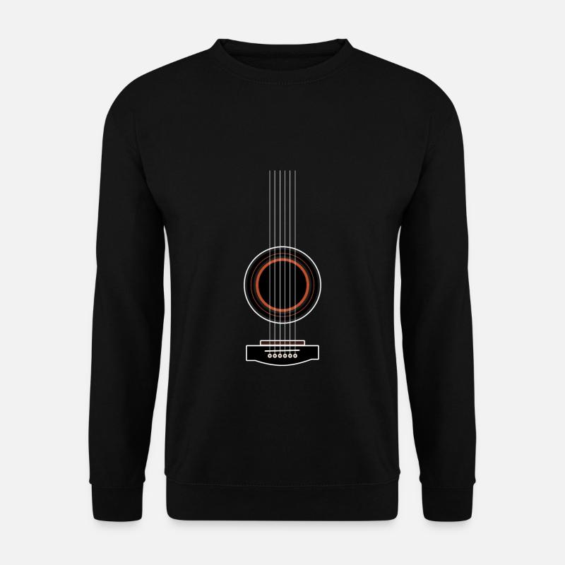 Gitarre - Unisex Pullover - Schwarz