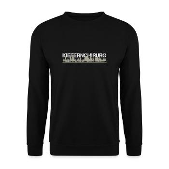 oral surgeon - Unisex Sweatshirt - black - Front - Alina (178cm) & Michal (187cm)