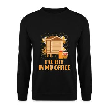 Beekeeper Beekeeping - Unisex Sweatshirt - black - Front - Alina (178cm) & Michal (187cm)