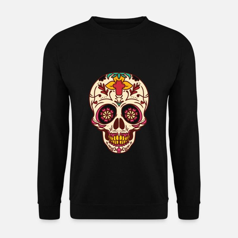 Cinco de Mayo Skull - Unisex Sweatshirt - black