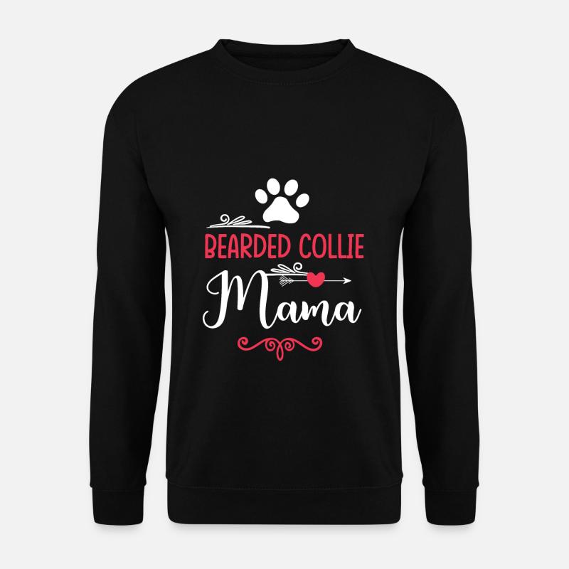 Bearded Collie Mama - Unisex Sweatshirt - black