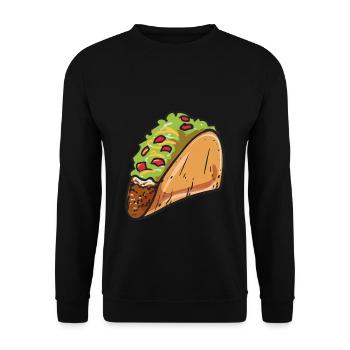 Taco - Unisex Pullover - Schwarz - Vorne - Alina (178cm) & Michal (187cm)
