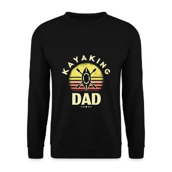 Kayak Papa Kayak - Sweat-shirt Unisexe - noir - Devant - Alina (178cm) & Michal (187cm)