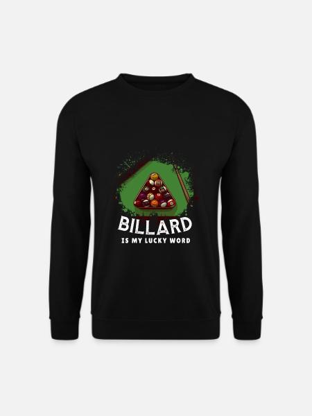 Billiard Pool Billiard Ball - Unisex Sweatshirt - black