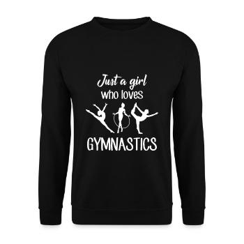 Gymnastique Gymnastique - Sweat-shirt Unisexe - noir - Devant - Alina (178cm) & Michal (187cm)